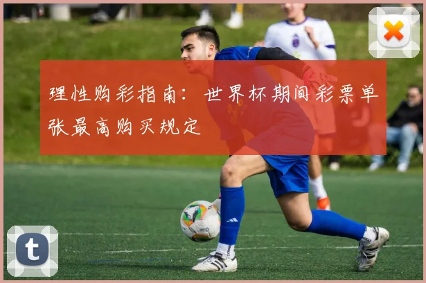 理性购彩指南：世界杯期间彩票单张最高购买规定